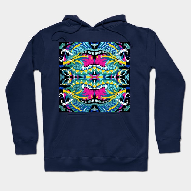 KAIJU MADNESS ATTACK IN KRAKEN ECOPOP ART Hoodie by jorge_lebeau